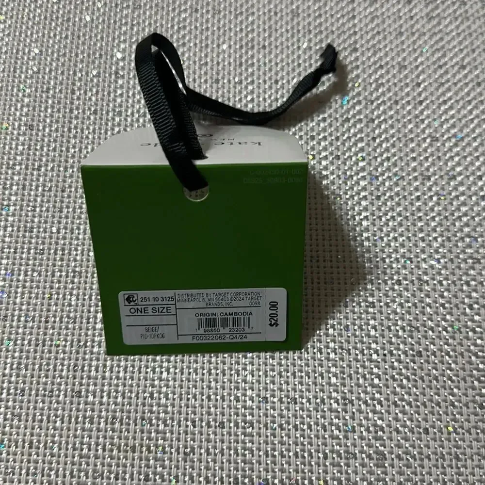 kate spade x Target Tag & Black Ribbon Tie